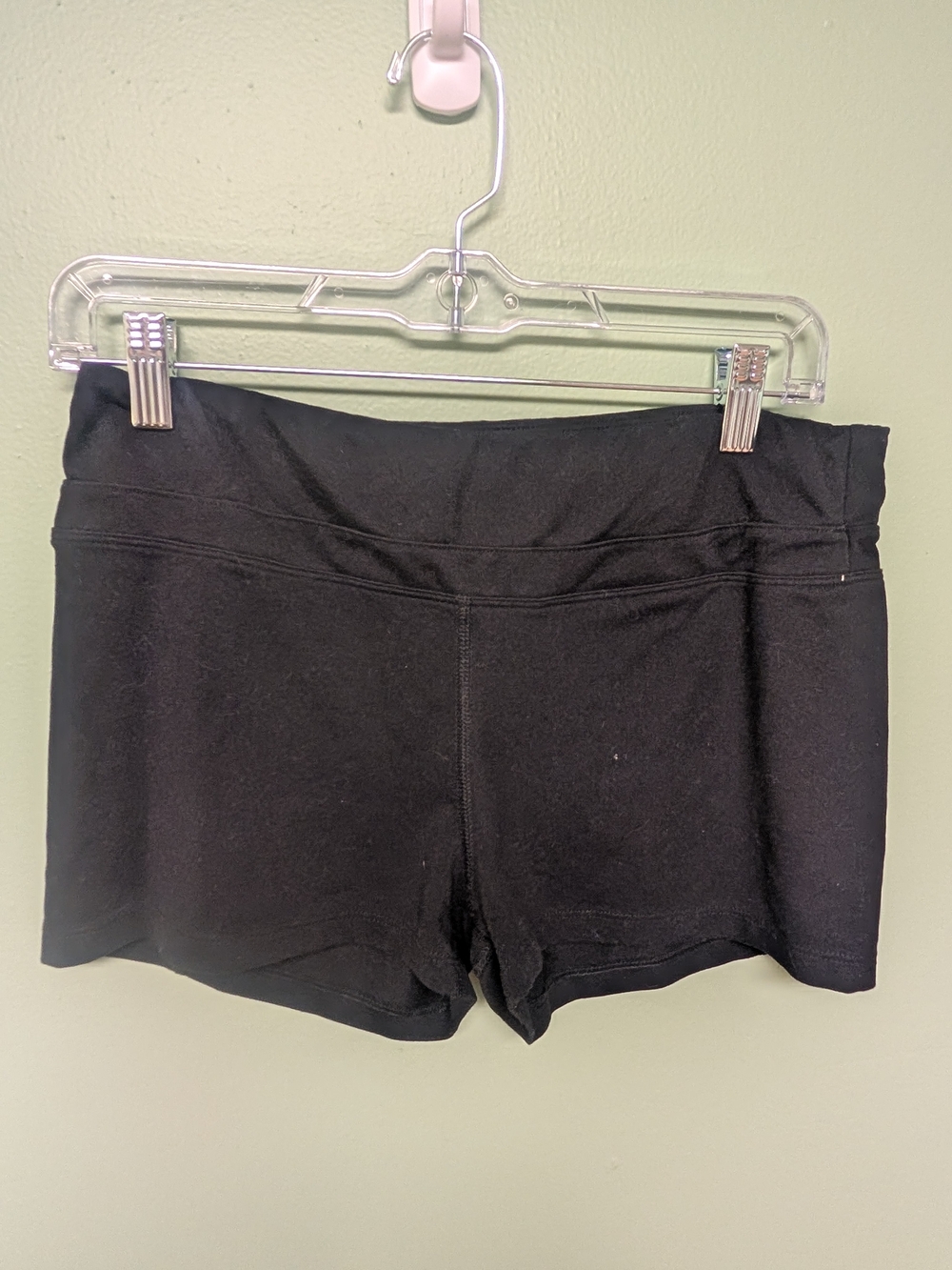 Black Women's Athletic Yoga Shorts